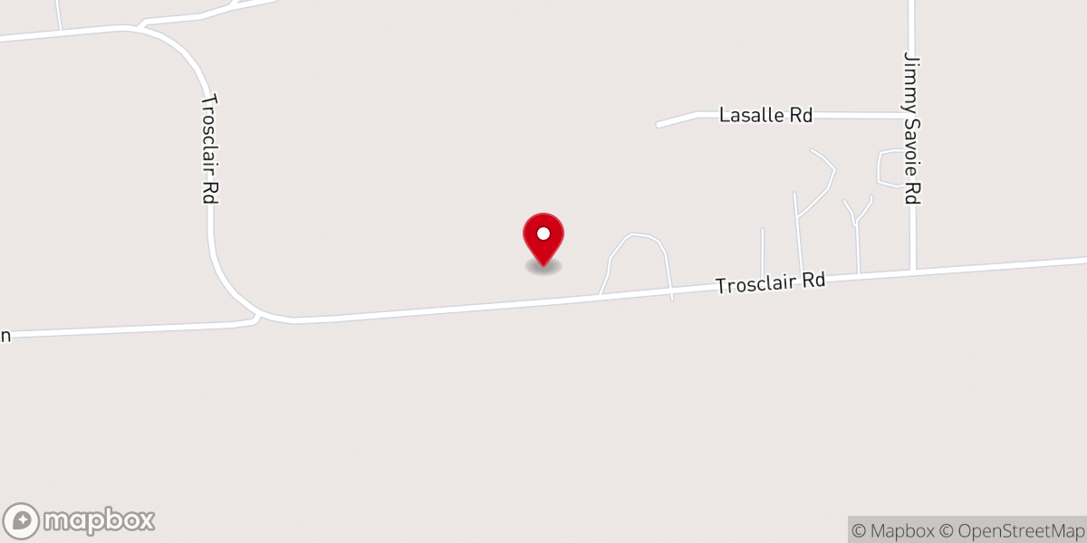 Map showing location of St. Rose of Lima Catholic Church
