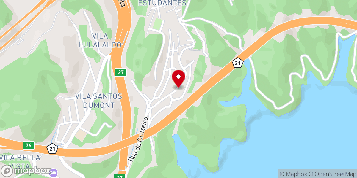 Map showing location of Igreja Pentecostal Eleitos por Cristo Areião