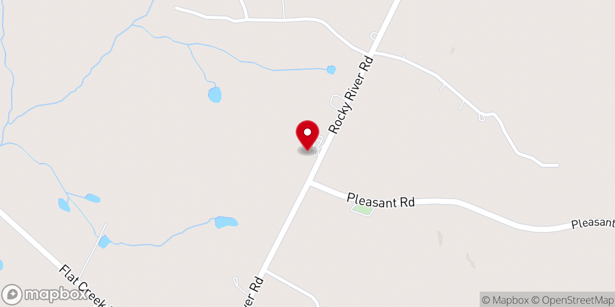 Map showing location of High Point Church
