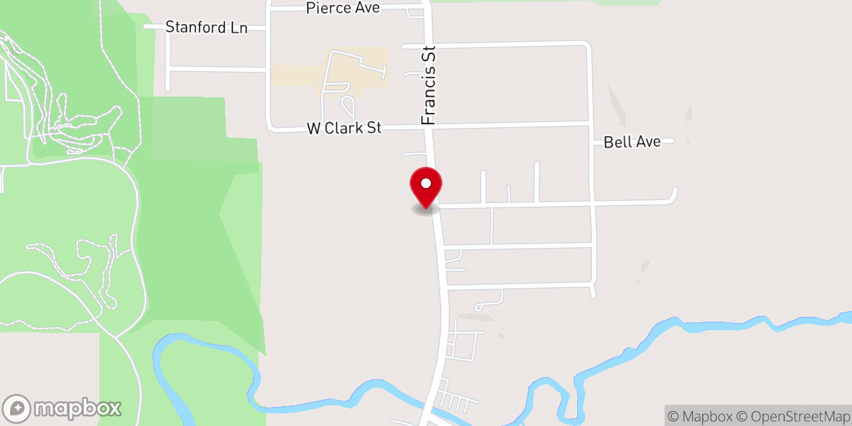Map showing location of Catholic Shoppe