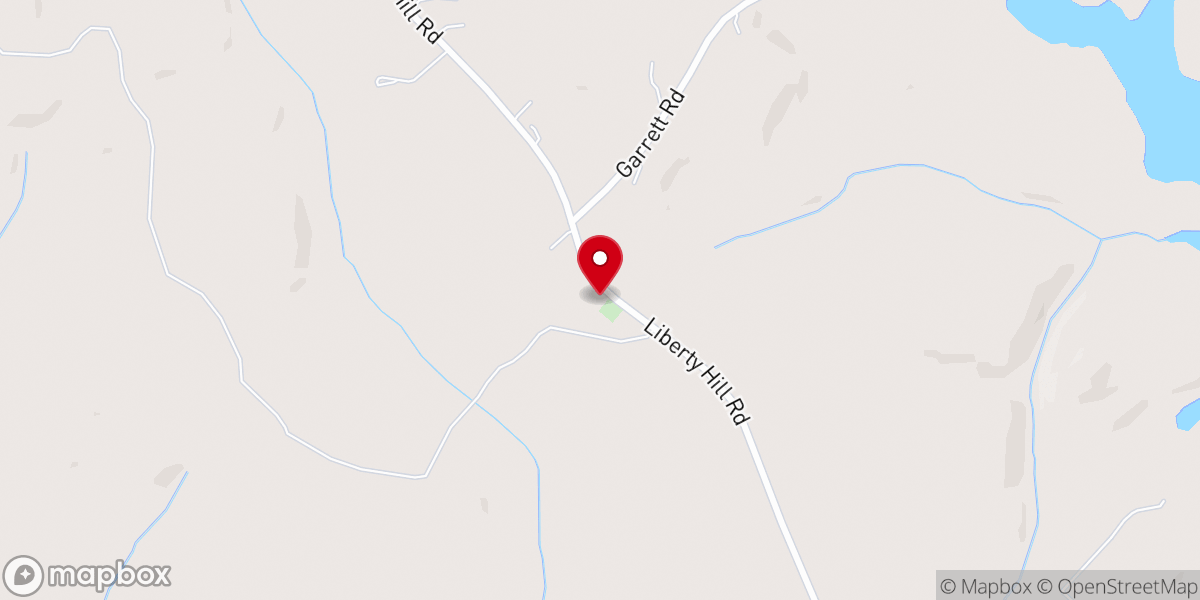 Map showing location of Heavens Harvest Ministries