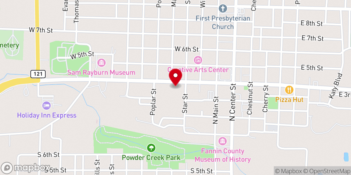 Map showing location of Four Winds Victorian Venue and Suites