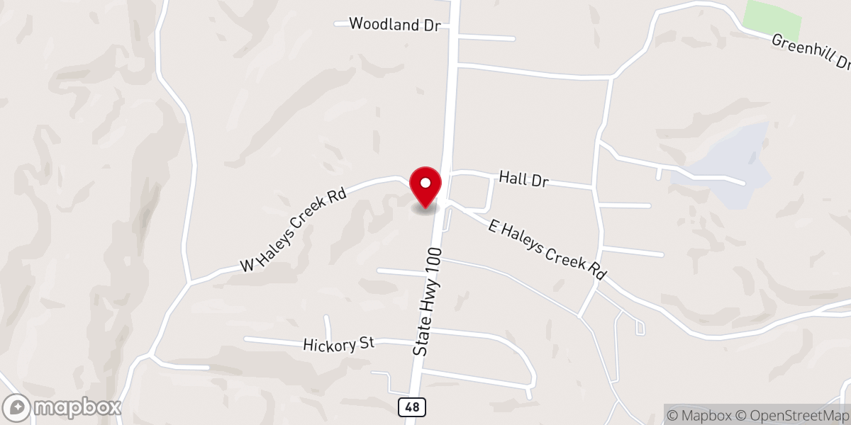 Map showing location of New Life Assembly of God