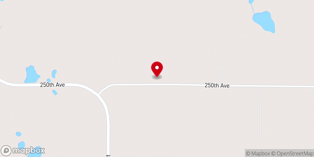 Map showing location of Providence Church