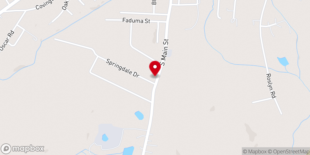 Map showing location of Revival Temple Church of God