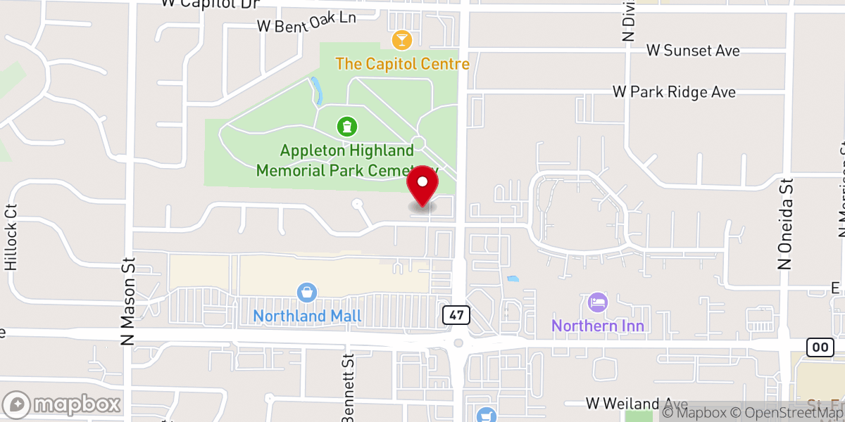 Map showing location of Vine Christian Fellowship