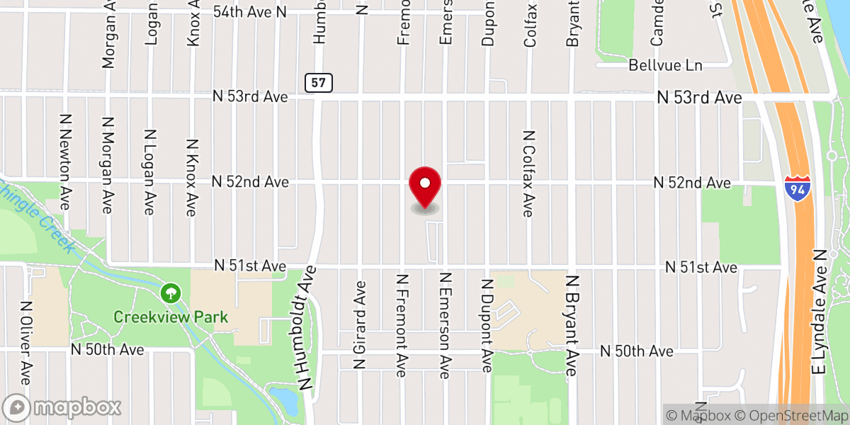 Map showing location of Family Bible Church