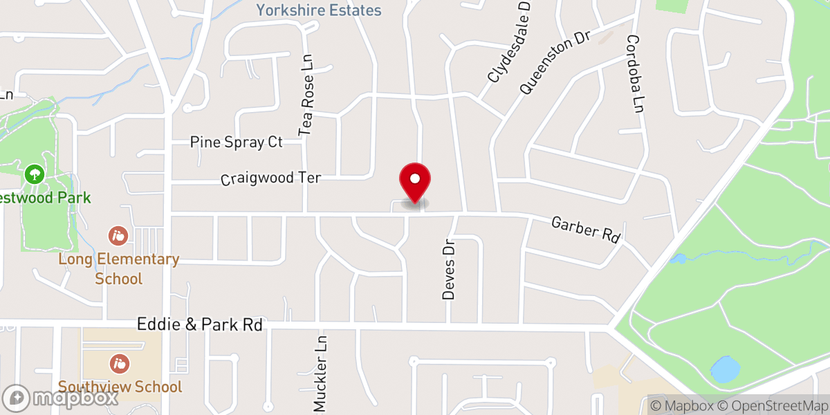 Map showing location of Episcopal Church of the Advent