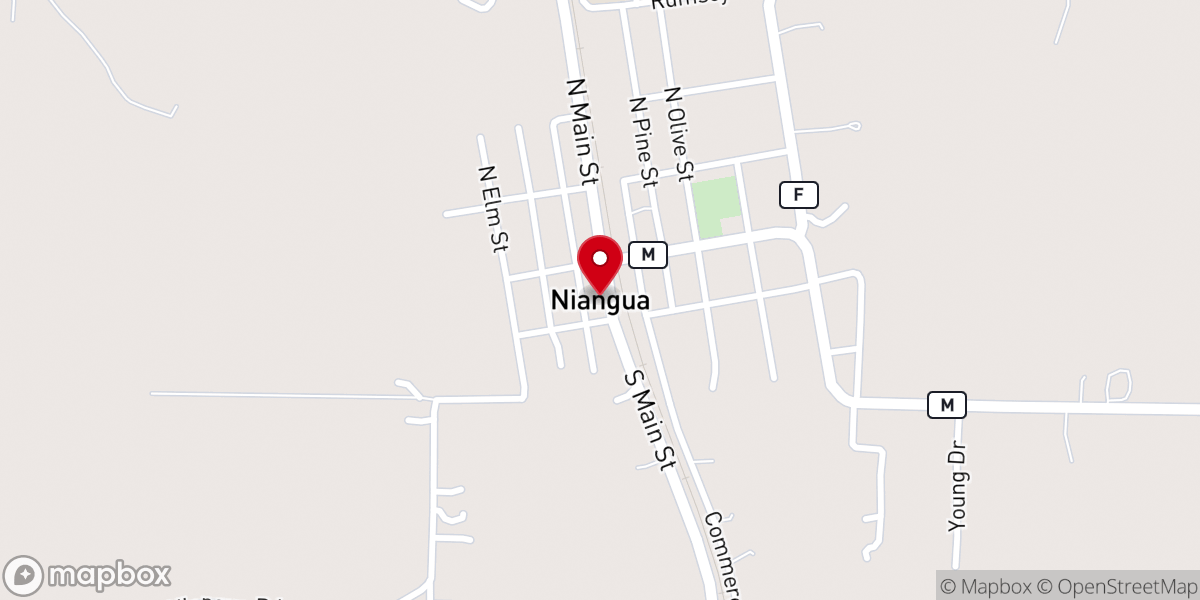 Map showing location of Niangua Lighthouse Assembly