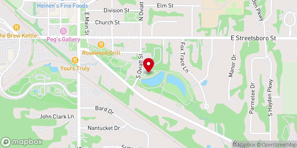Map showing location of Fellowship City Church - Hudson Campus