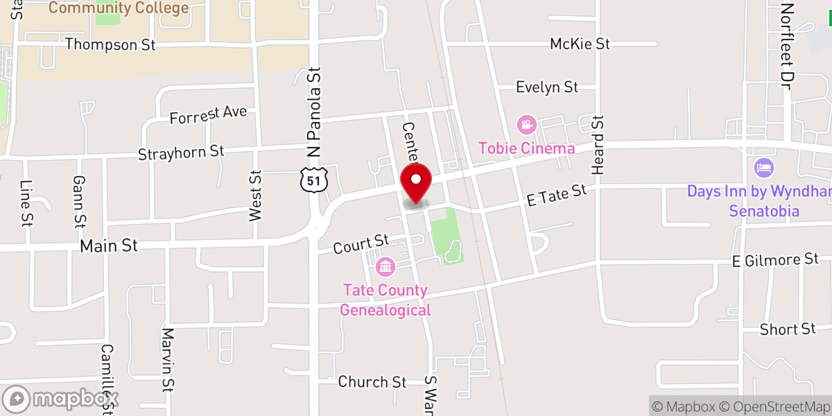 Map showing location of New Life Christian Fellowship