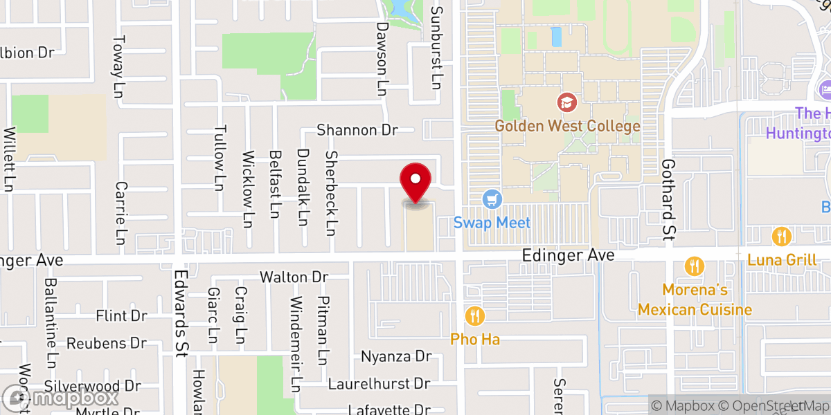 Map showing location of Radiant Church