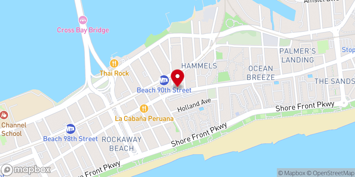 Map showing location of Jerusalem True Baptist Church