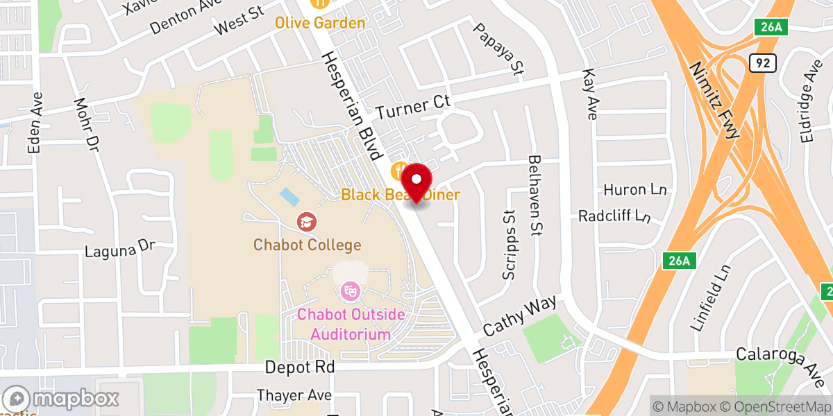 Map showing location of Messiah Lutheran Church