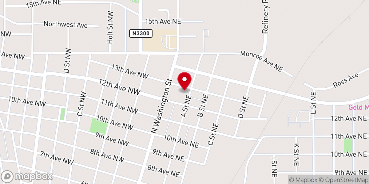 Map showing location of PRIMERA IGLESIA BAUTISTA HISPANA