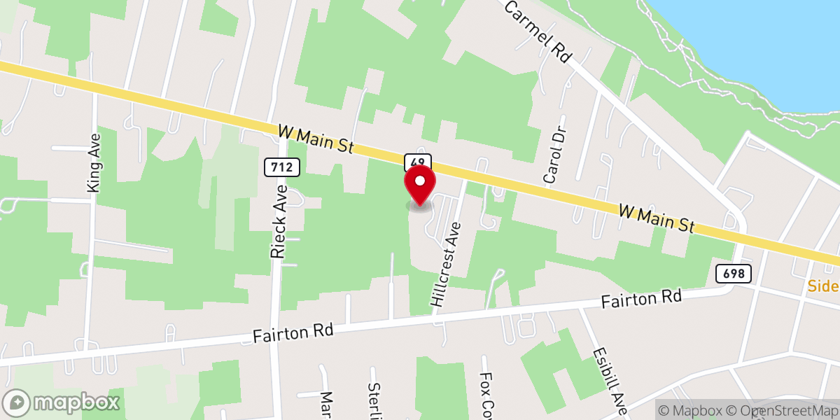 Map showing location of Catch the Fire Ministries Inc