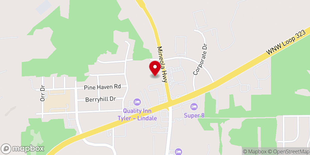 Map showing location of Church of Living Hope