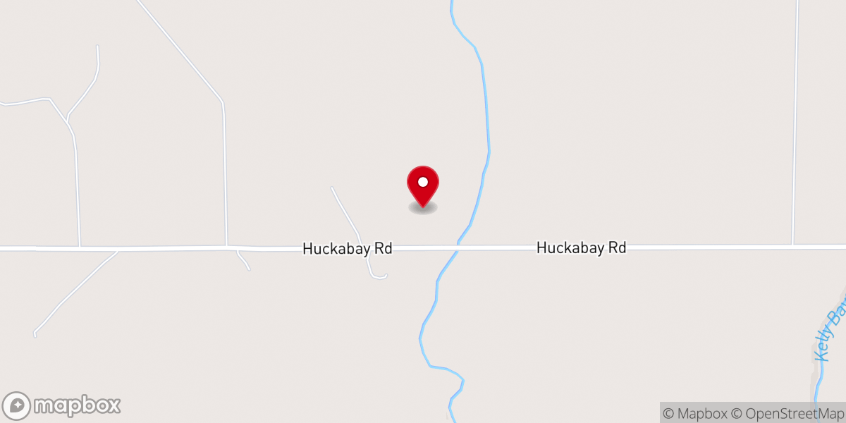 Map showing location of Reno Hill Church