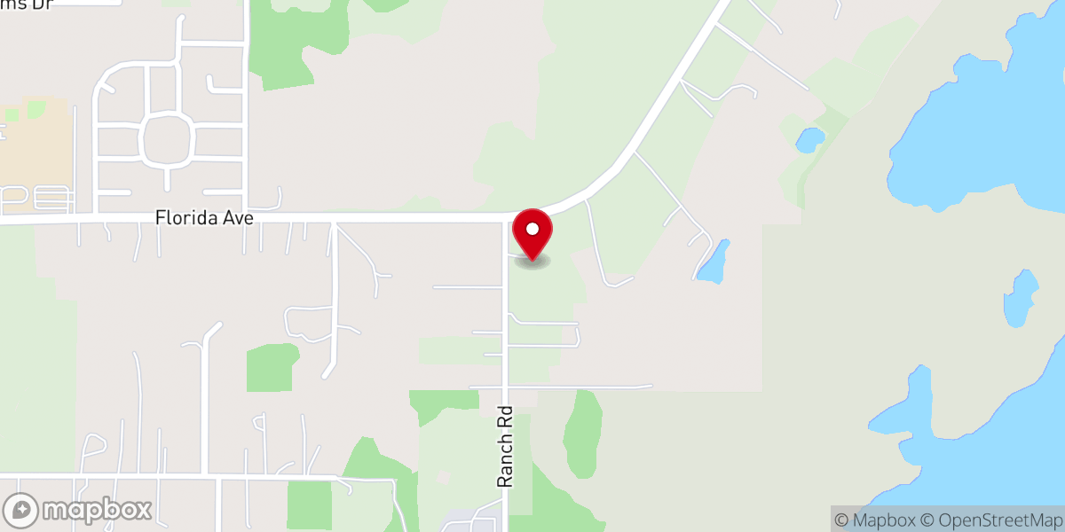 Map showing location of Church at the Barn