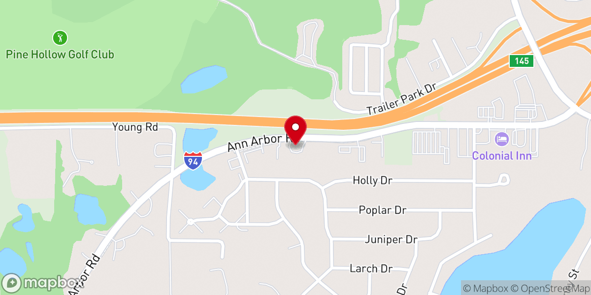 Map showing location of East Jackson Church of the Nazarene