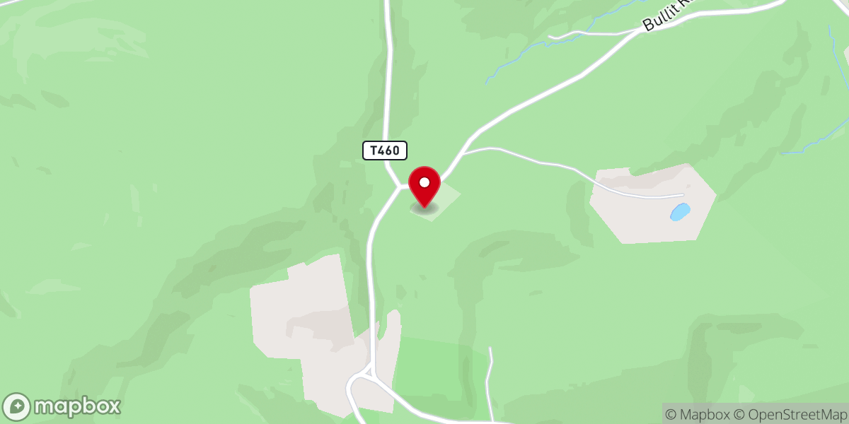 Map showing location of Fairview Church