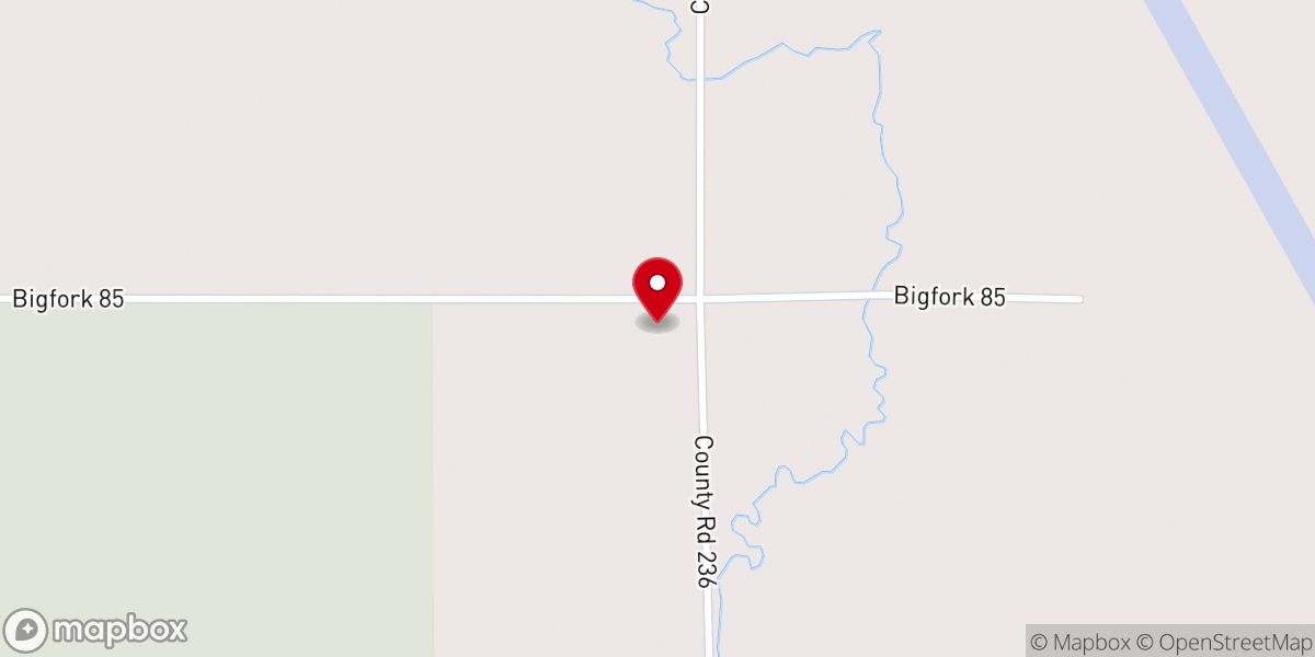 Map showing location of Spruce Park Church