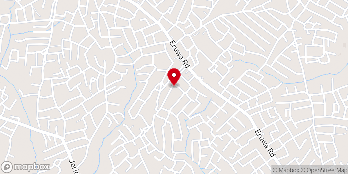 Map showing location of RCCG Dominion Tower Ibadan