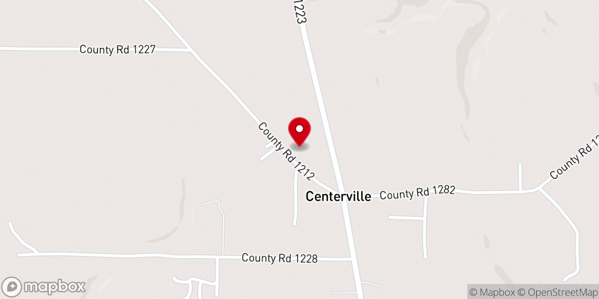 Map showing location of Faith Assembly of God Church