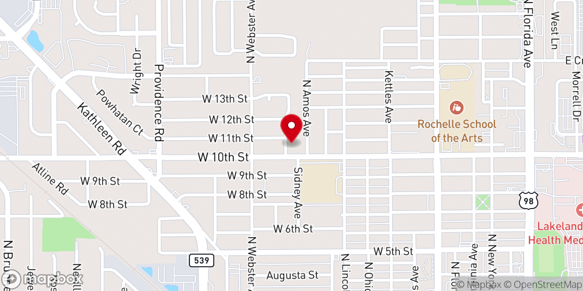 Map showing location of Center for Practical Christianity