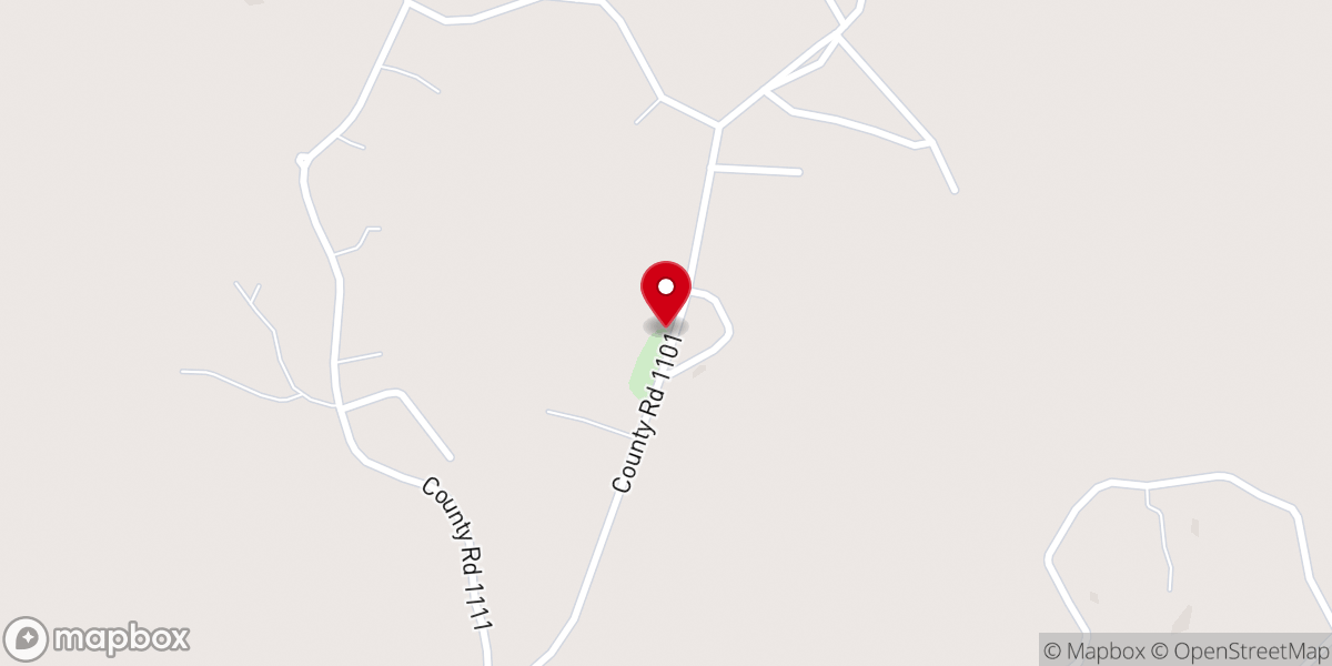 Map showing location of Smith Chapel Free Will Baptist Church