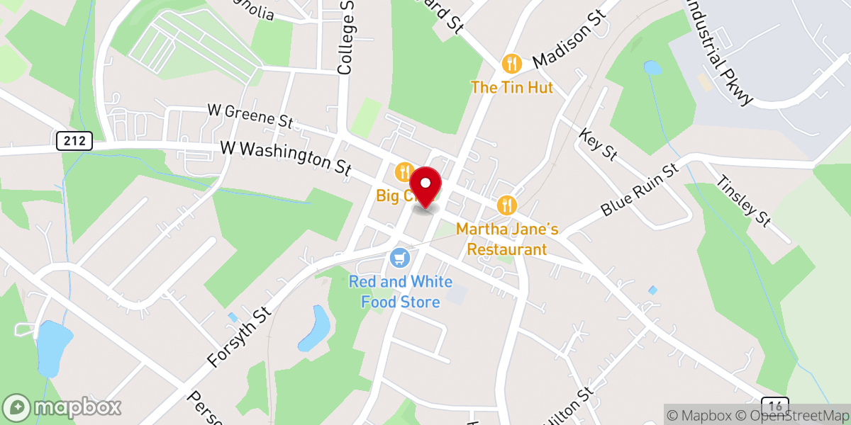 Map showing location of City of Monticello