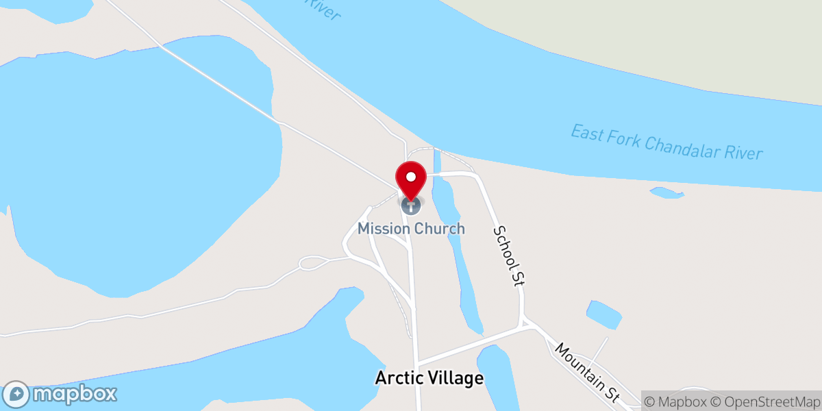 Map showing location of Mission Church