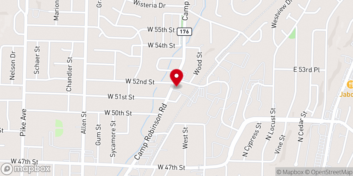 Map showing location of Levy Church of Christ