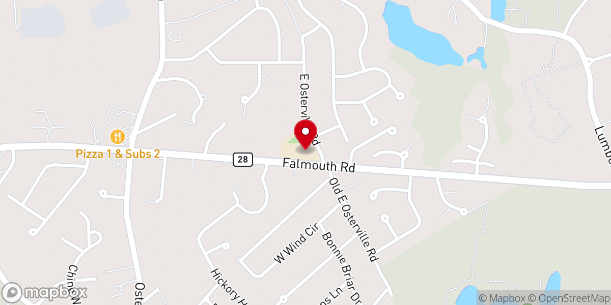 Map showing location of Church of the Redeemer