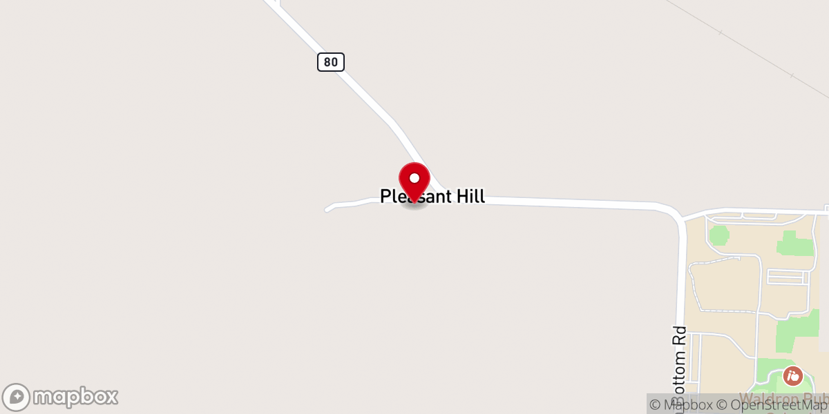 Map showing location of Fellowship Primitive Baptist Church