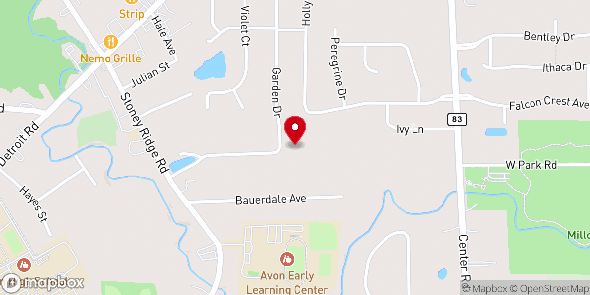 Map showing location of Faith Lutheran Church & Preschool