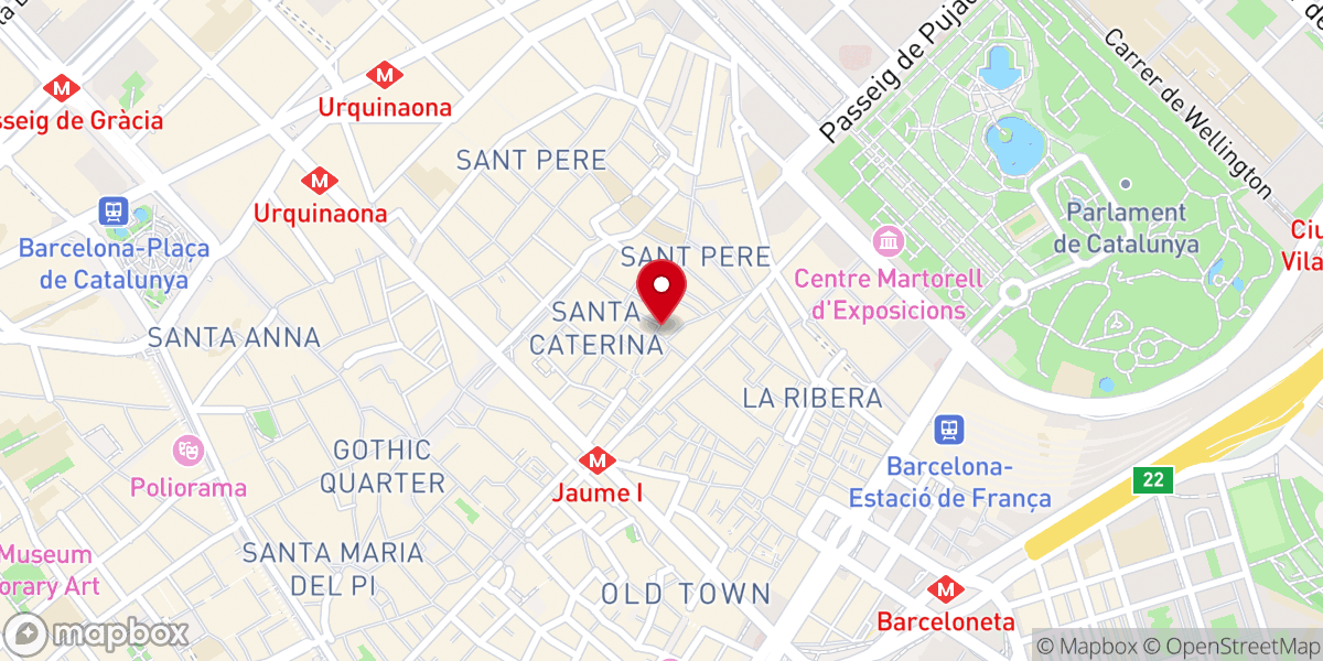 Map showing location of Capilla de la Virgen de la Guia o d’en Marcús