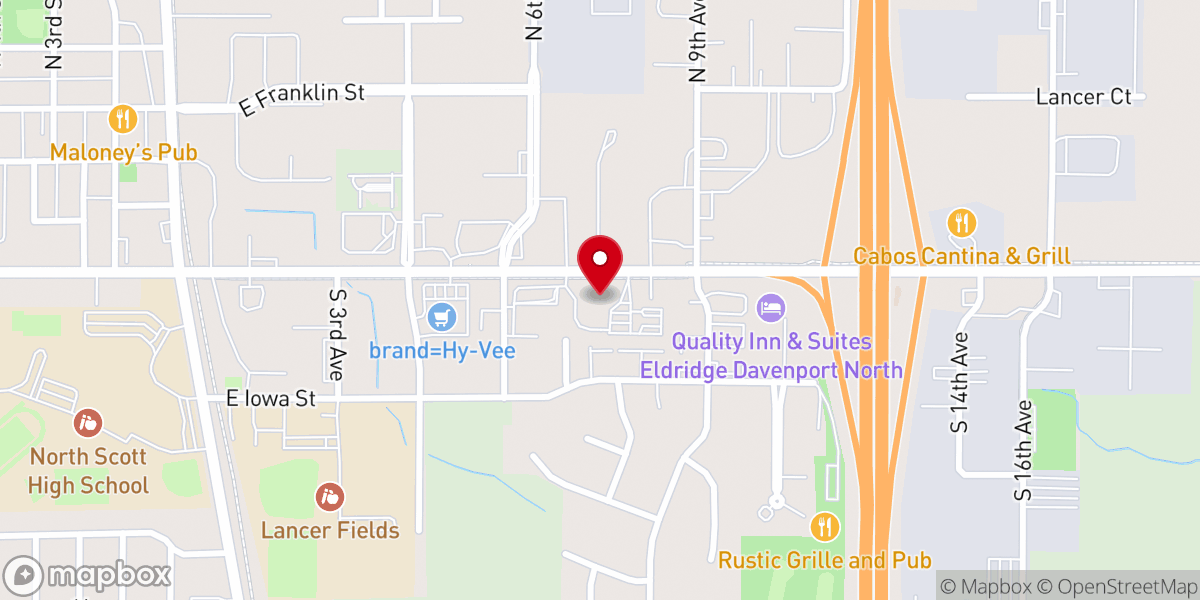 Map showing location of Potter's Hand Christian Counseling Center