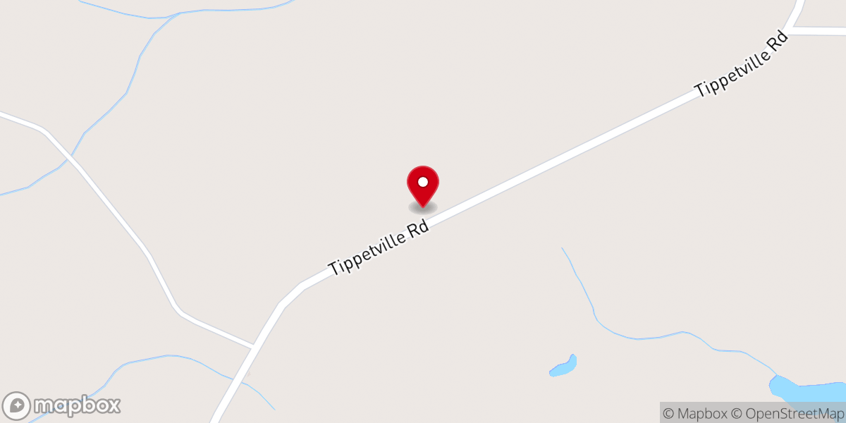 Map showing location of Belleview Church