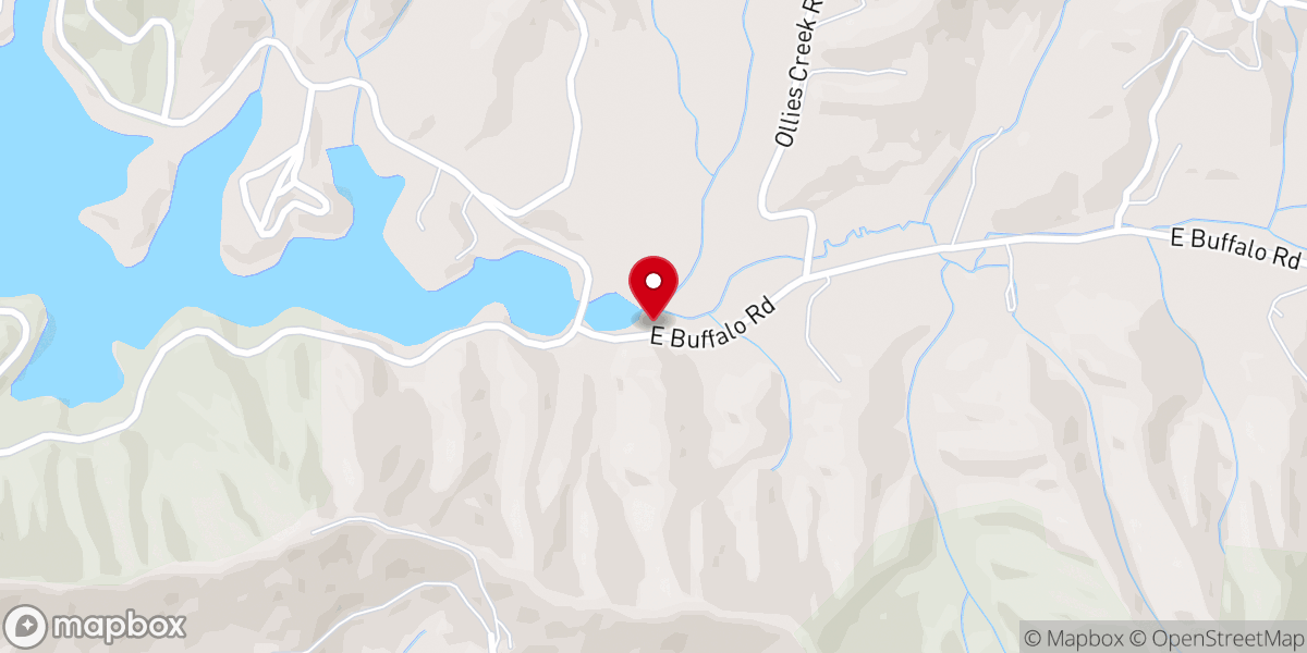 Map showing location of Lone Oak Baptist Church Parsonage