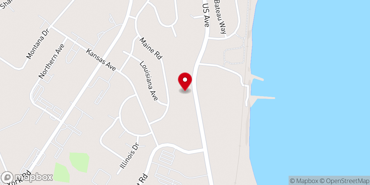 Map showing location of New Testament Church Plattsburgh