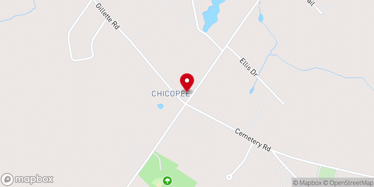 Map showing location of Buxton United Methodist Church