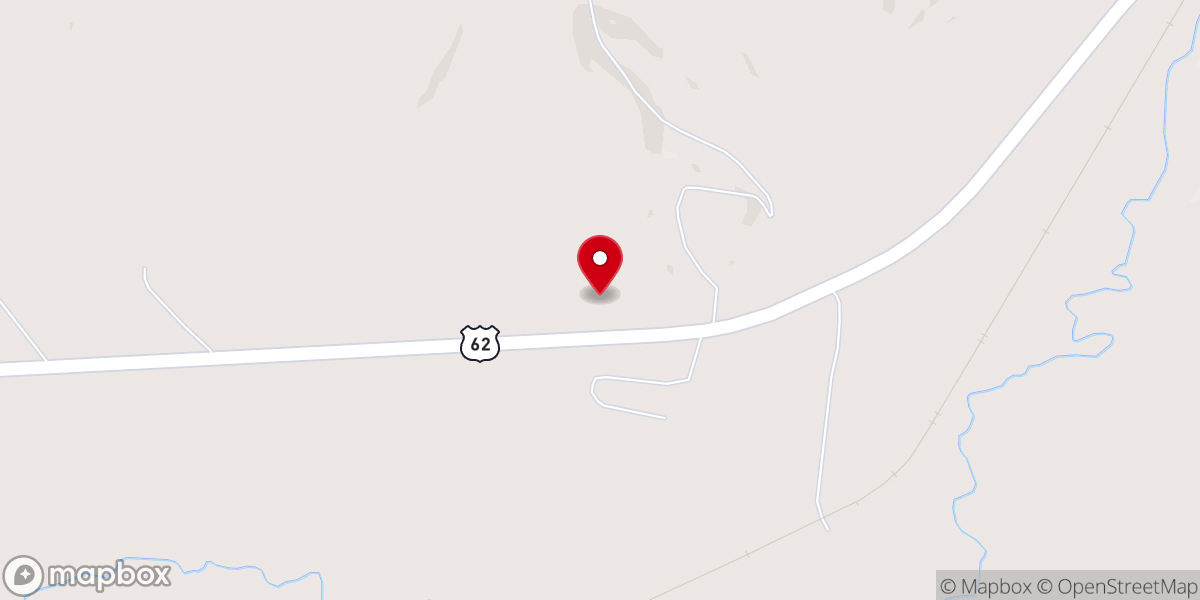 Map showing location of Longview Baptist Church