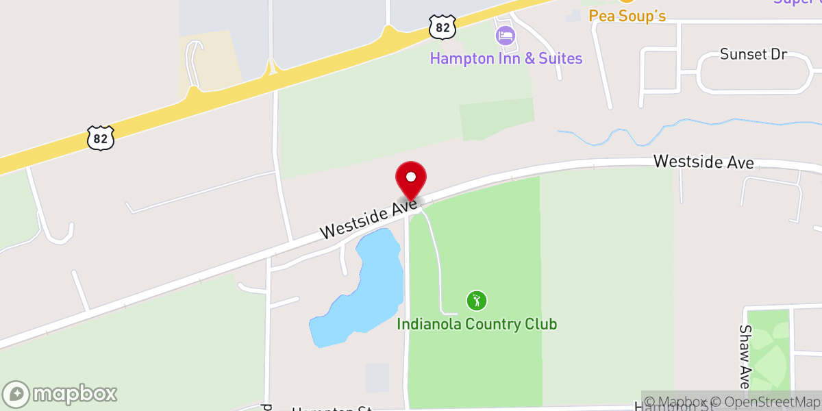 Map showing location of Mt Pleasant Missionary Baptist