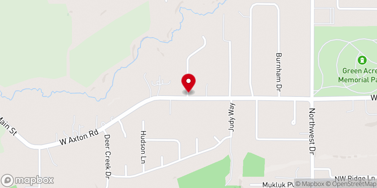 Map showing location of Good News Fellowship Church