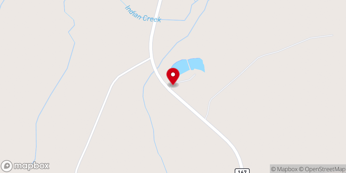 Map showing location of Trinity Tabernacle Church