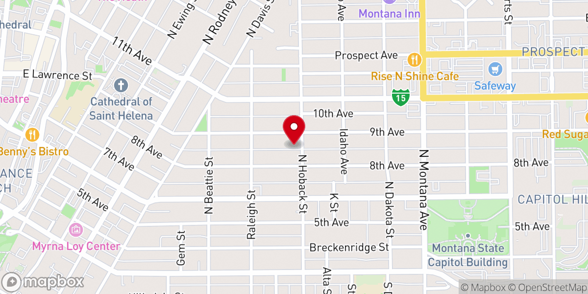Map showing location of Church of Gladtidings