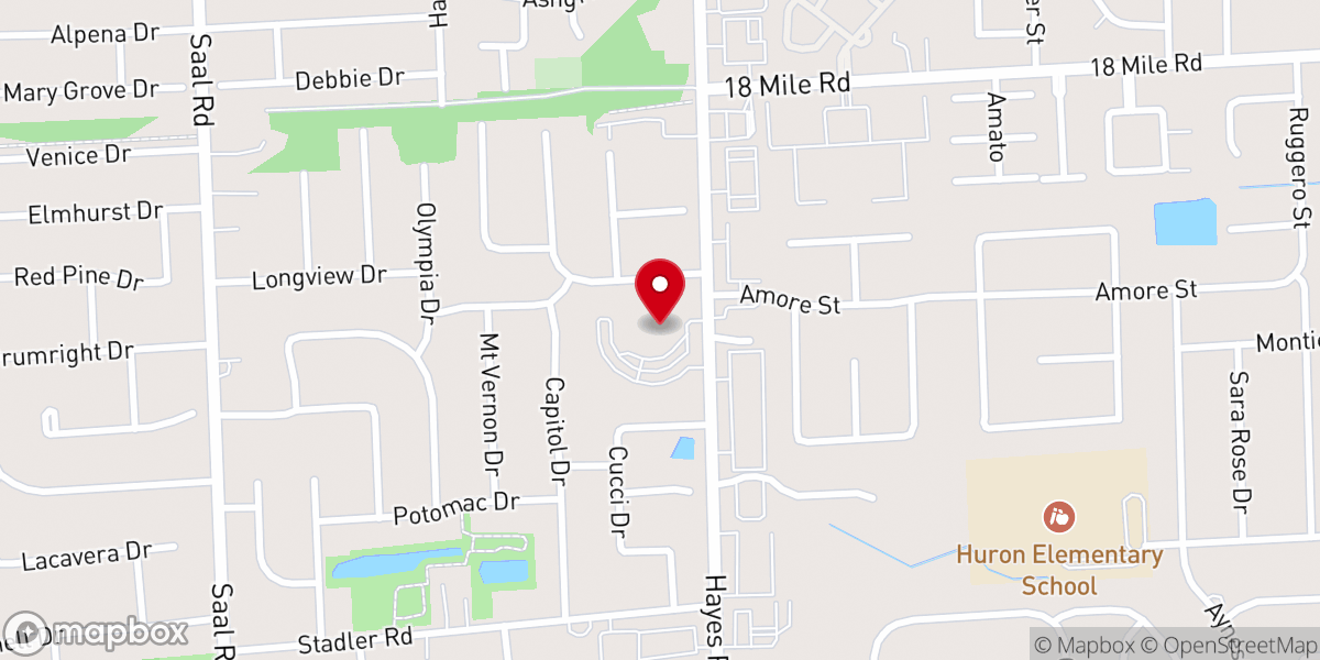 Map showing location of St. Michael Catholic Community