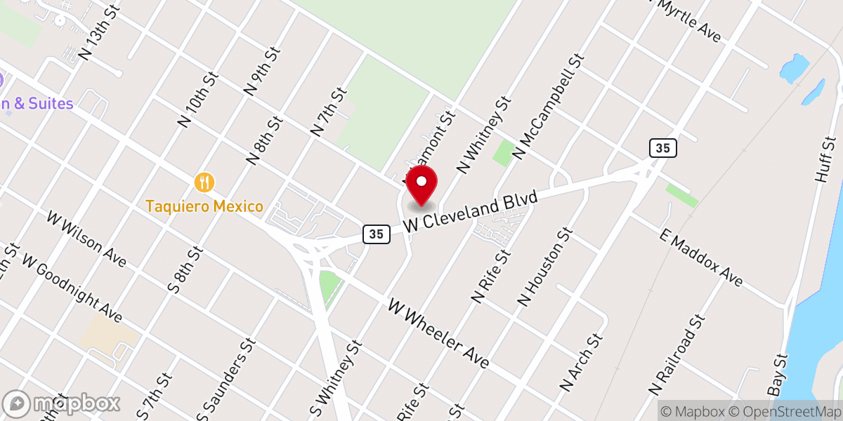 Map showing location of House of prayer