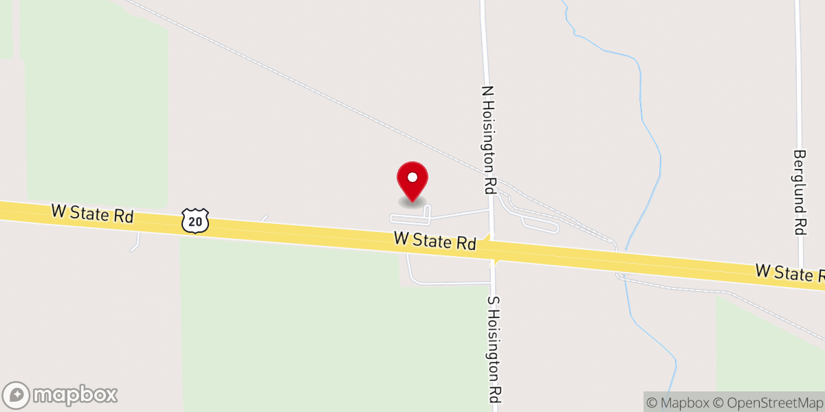Map showing location of New Life Bible Church